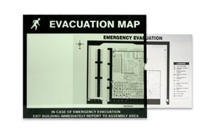 EVACUATION MAP HOLDER LUMIGLOW - Evacuation Map Holder